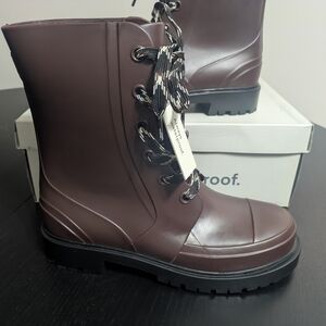 Cougar - Madrid Rain Boots in Oxblood - New in Box